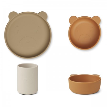 Set repas Ours silicone...
