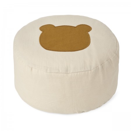 Pouf  "Betsy"  Ours caramel