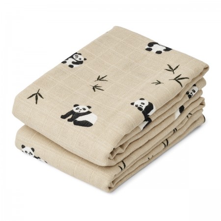 Pack de 2 Langes "Lewis" Panda