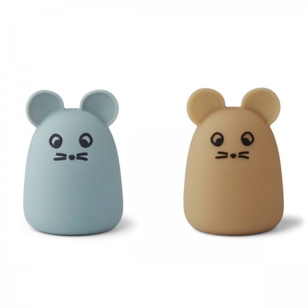 Lot de 2 mini Veilleuses...