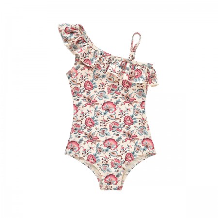 Maillot "Audrey" Cream Indian Flowers