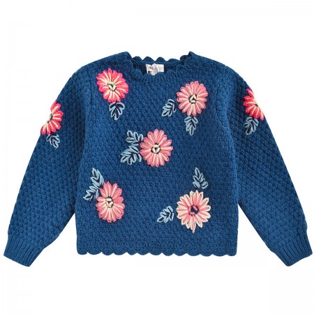 Pull en maille "Acia" Ink Blue