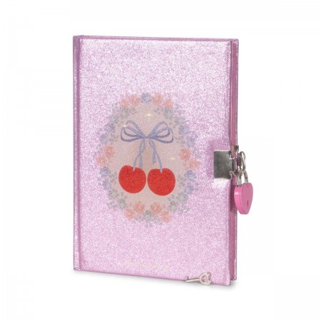 Carnet secret "Cherry glitter"