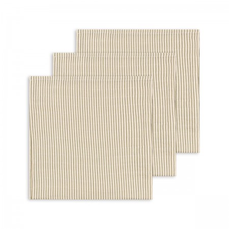 Pack de 3 langes "Tea Stripe"