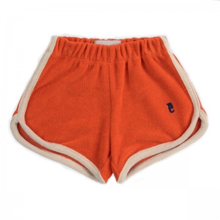 Short en éponge bébé orange