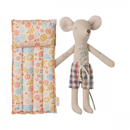 Souris Papa avec son matelas