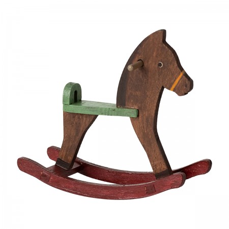 Cheval à bascule en bois...