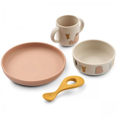 Set repas bébé silicone...