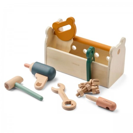 Boîte à outils en bois "Luigi"