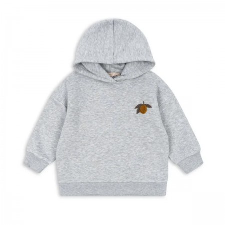 Sweat à capuche "Lou" Citron