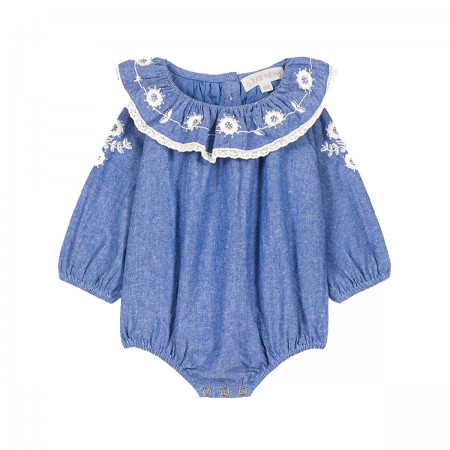 Barboteuse "Ilani" Chambray...