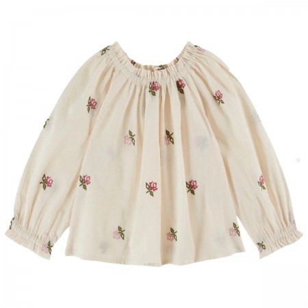 Blouse bébé à fleurs...