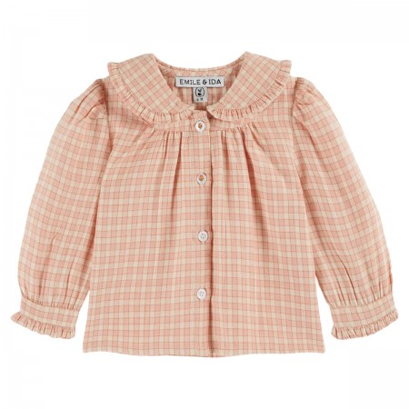 Blouse Ecolière à carreaux...
