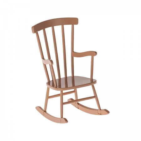 Rocking chair rose poudré...