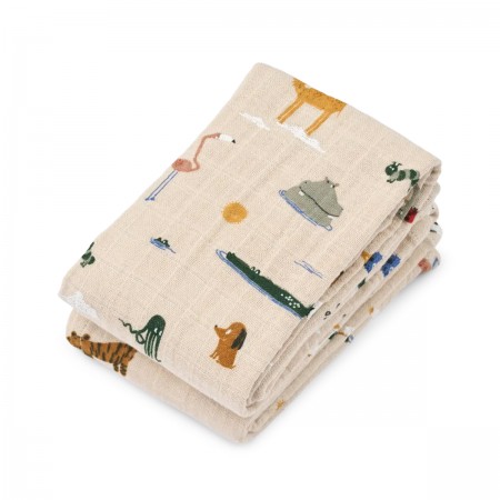 Pack de 2 Langes en coton...