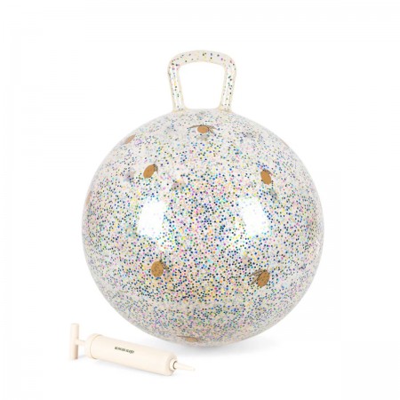 Ballon sauteur "Glitter Lemon"