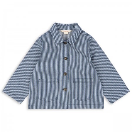 Veste en denim à rayures "Luc"