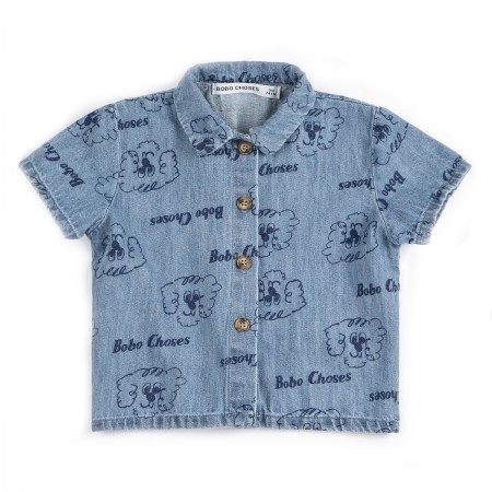 Chemise bébé en denim...