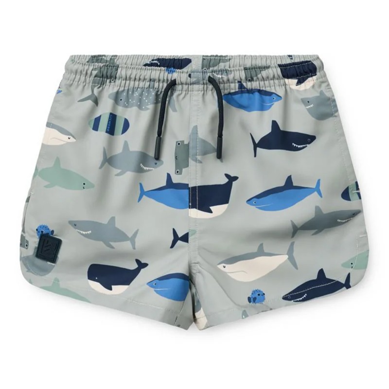 Short de bain "Aiden" Requins