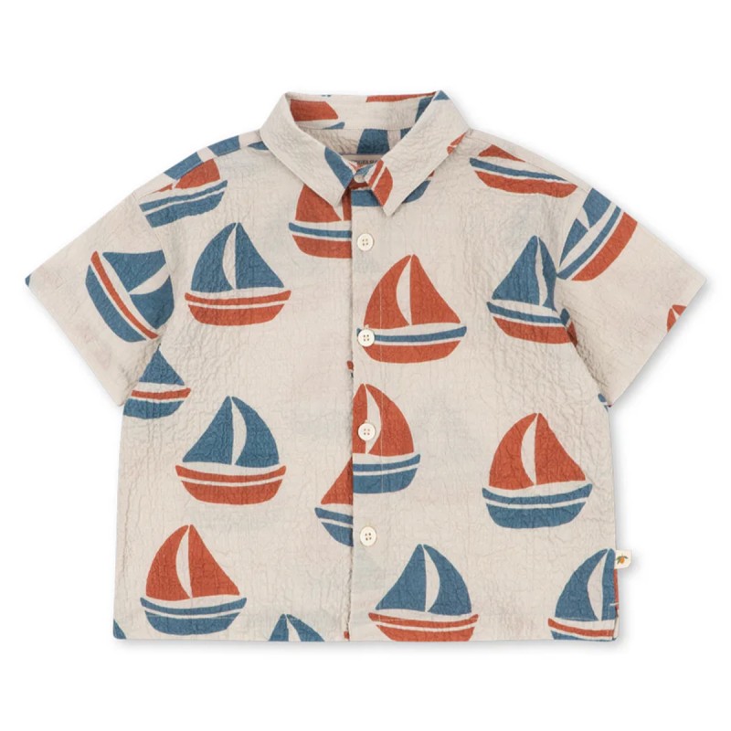 Chemise seersucker "Elliot"...