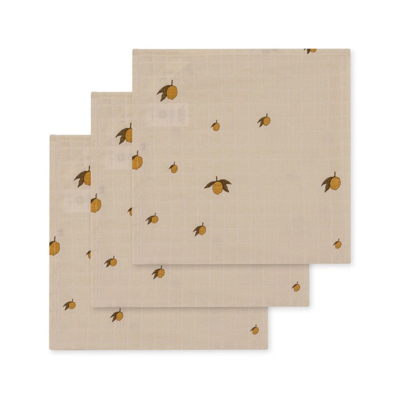 Pack de 3 langes "Citrons"...