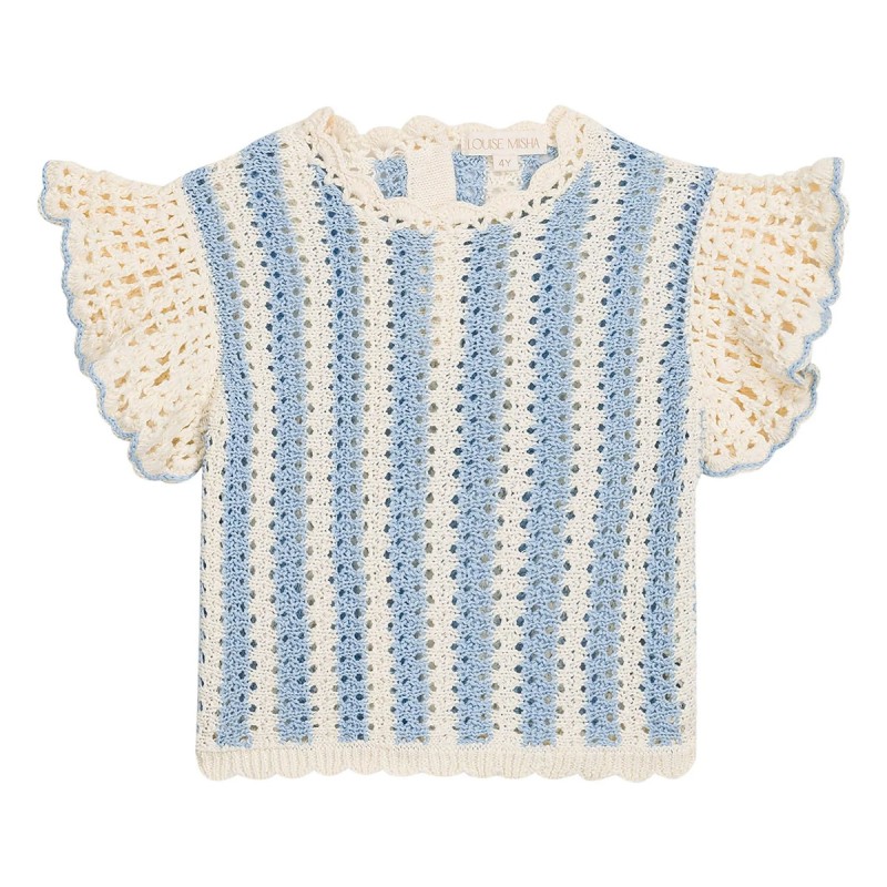 Top en crochet "Lyse" Rayures