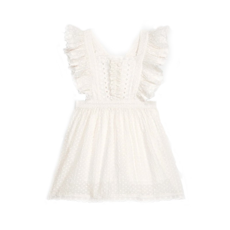 Robe "Huguette" Crème