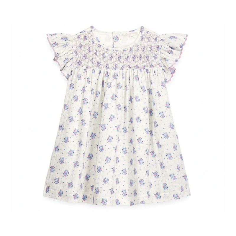 Robe "Shanti" Cream Floral...