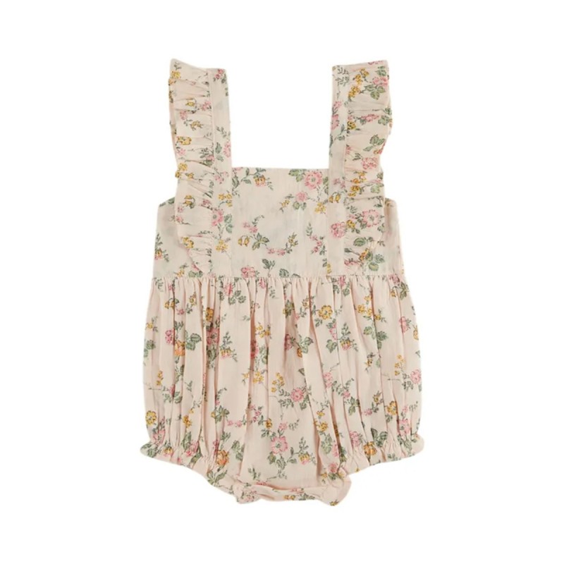 Barboteuse imprimé "Rosier"...