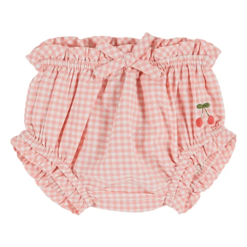 Bloomer bébé en vichy rose