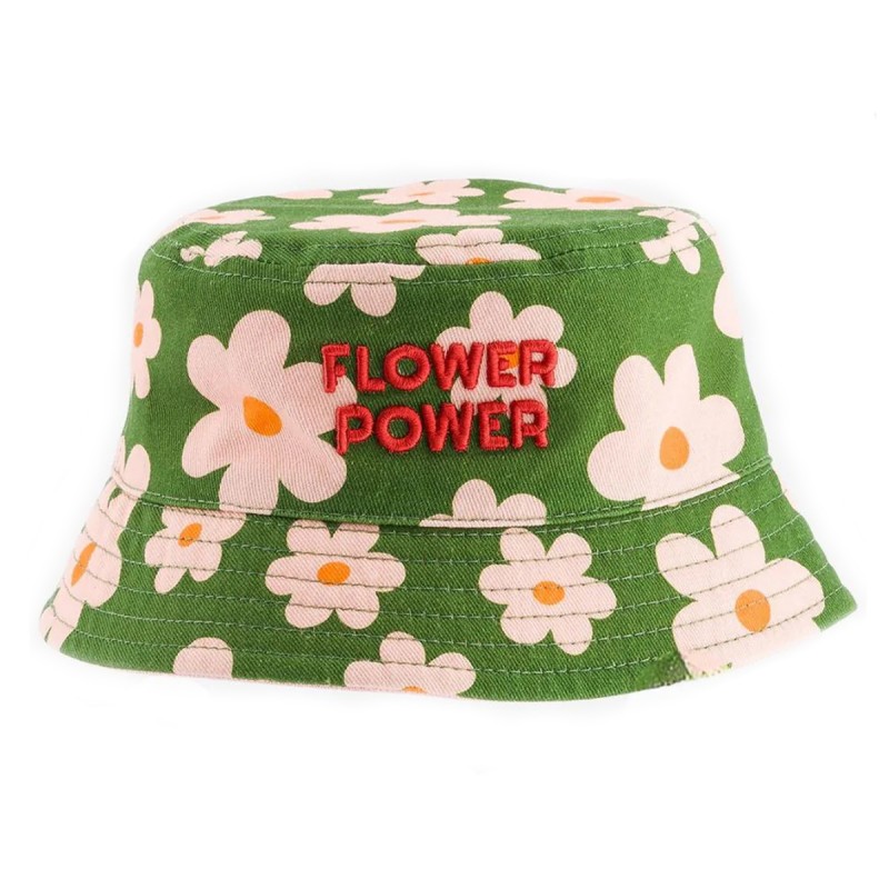 Bob réversible "Flower Power"