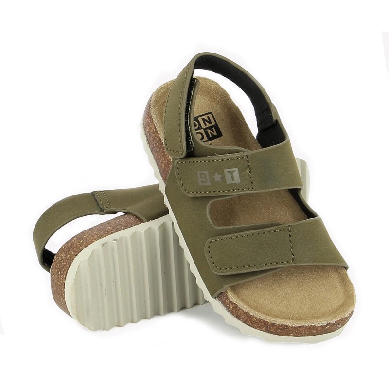 Sandales en cuir Bonton...