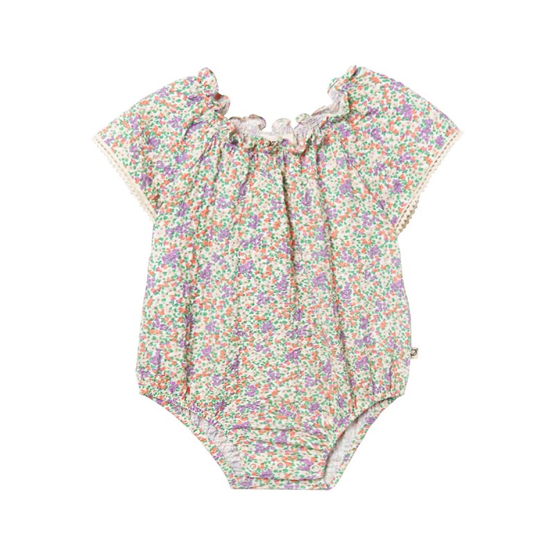 Barboteuse "Holly" Fleurie