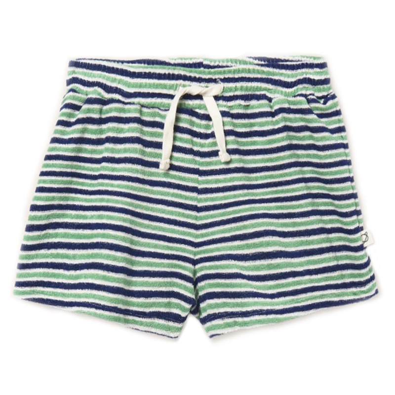 Short en éponge "Root" rayures