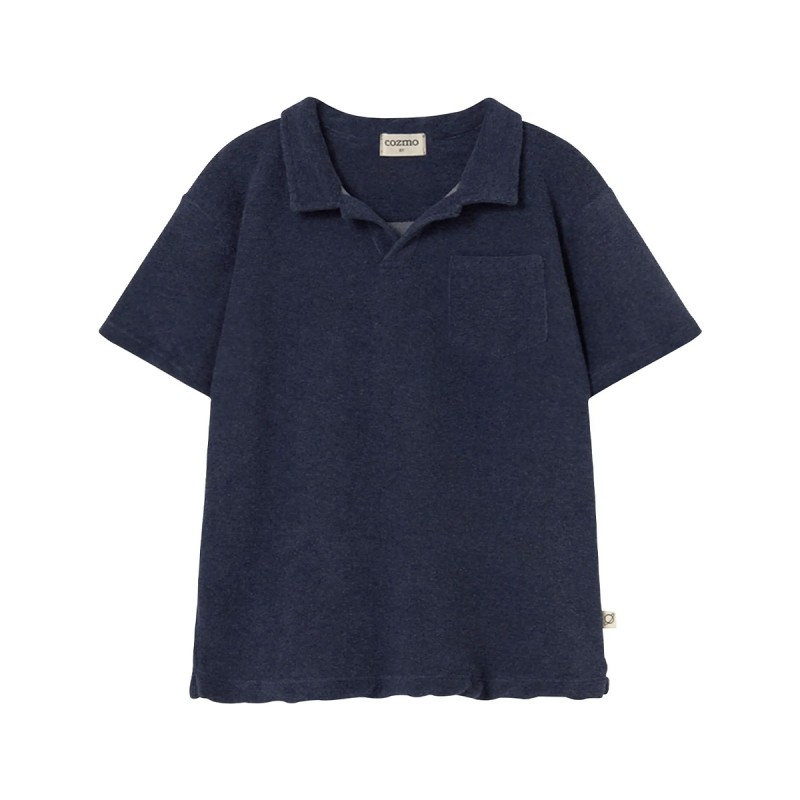 Polo en éponge "Mael" Bleu...