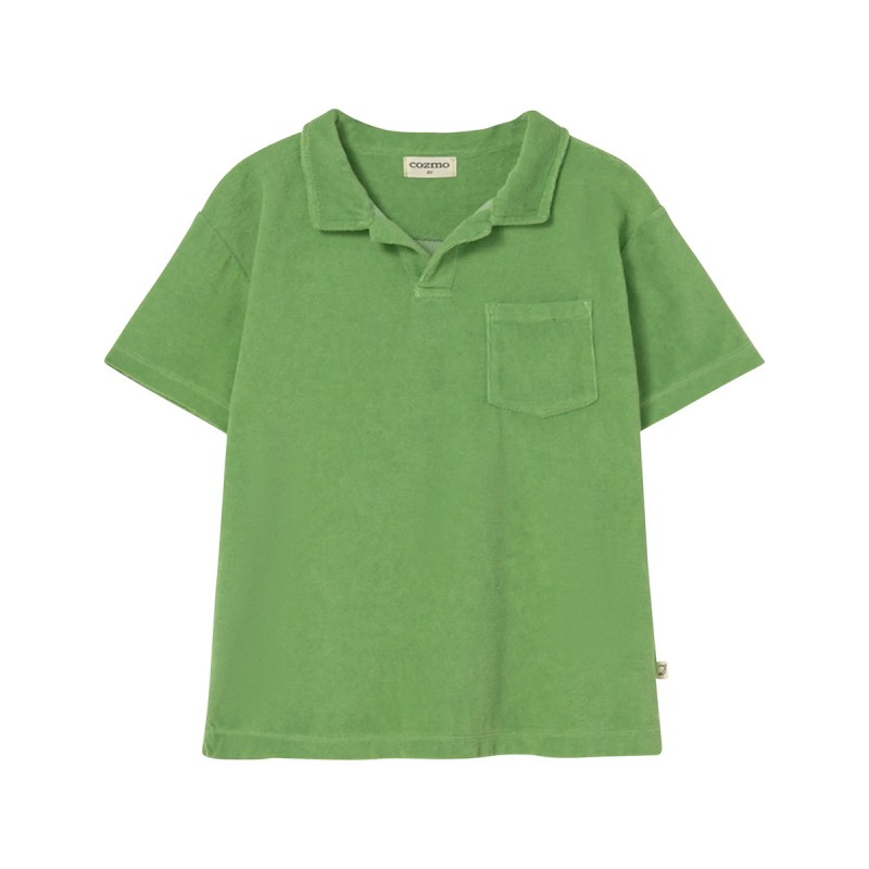 Polo en éponge "Mael" Vert...