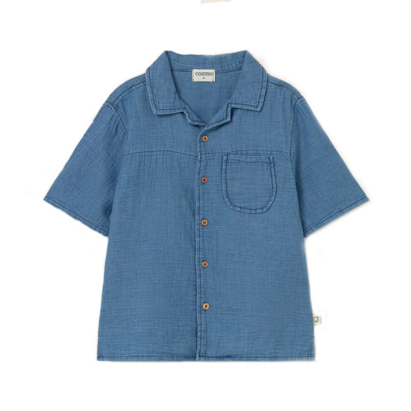 Chemise Denim en gaze de...