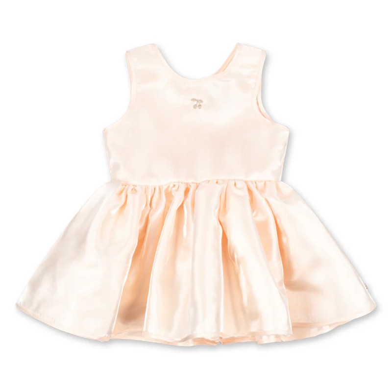 Robe satinée "Bellis" rose