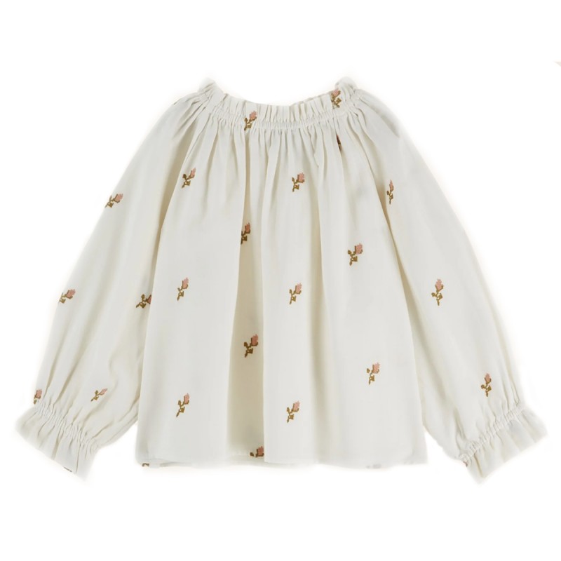 Blouse ample brodée "Point...