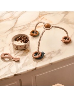 Set de repas en silicone "Vivi" Wild Child Rosey LW15135-2875