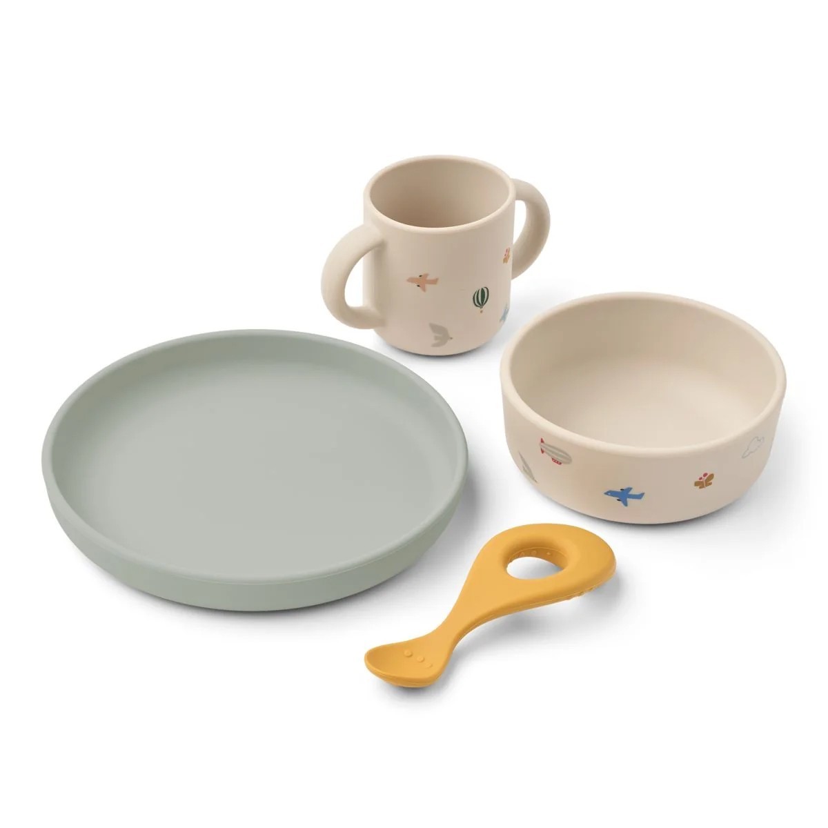 Set de repas en silicone "Vivi" Flying LW15135-2919