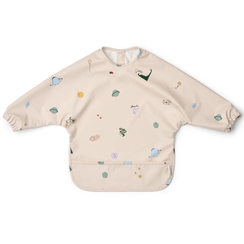 Bavoir bébé manches longues MERLE imperméable Liewood LW18136-2893