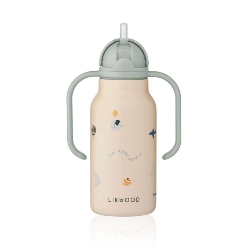 Gourde isotherme bébé KIMMIE 250 ml avec paille Liewood LW19618-2919