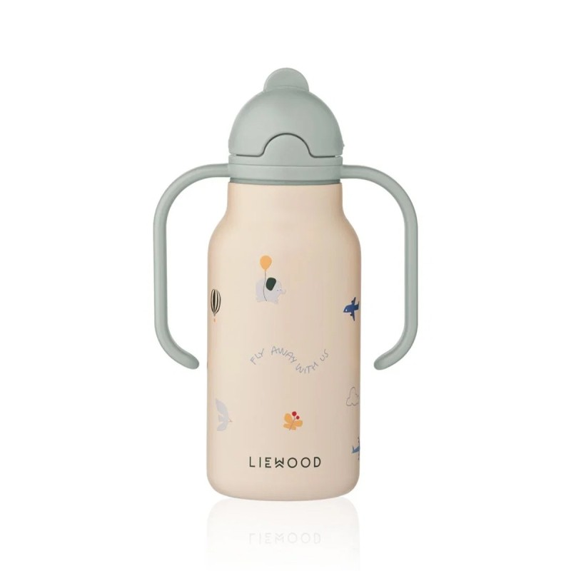 Gourde isotherme bébé KIMMIE 250 ml avec paille Liewood LW19618-2919