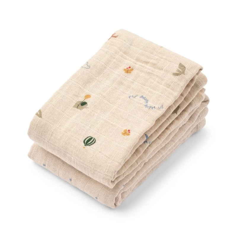 Langes bébé LEWIS en coton bio certifié GOTS Liewood LW14907