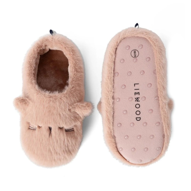 Chaussons LIEWOOD AVIAJA en peluche chat antidérapants