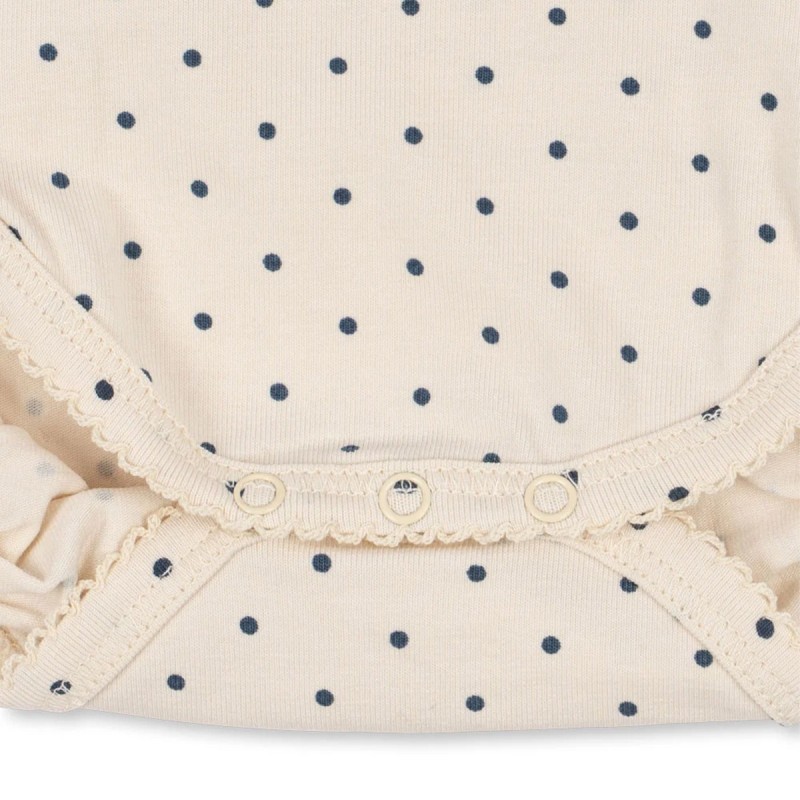 Body bébé Konges Sløjd crème à pois et cerise