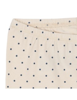 Pantalon bébé Konges Sløjd crème à petits pois