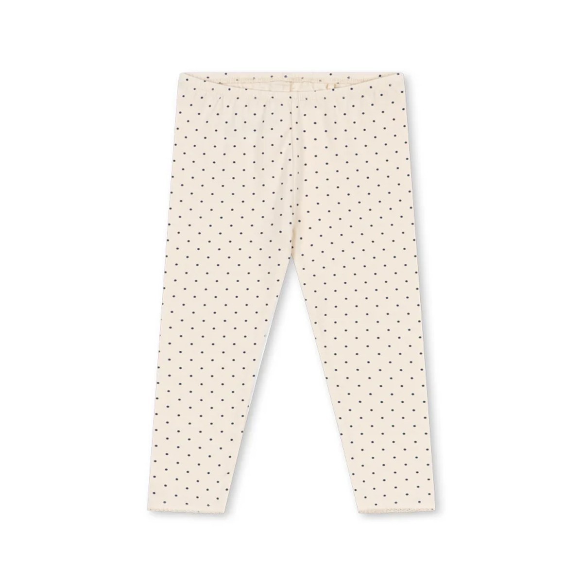 Pantalon bébé Konges Sløjd crème à petits pois