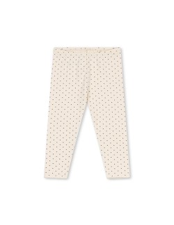 Pantalon bébé Konges Sløjd crème à petits pois